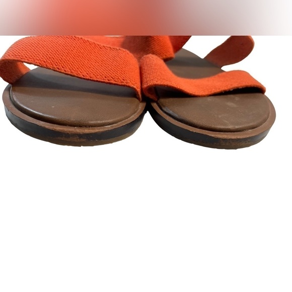 Sanuk Yoga Gora Gora Slide Orange Sandals  Size 10 - Picture 6 of 8